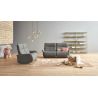 Canapé 3 places 197 cm en tissu CUMULY COMFORT 4051 avec 2 relax manuels de la marque HIMOLLA