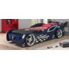 Lit voiture Turismo bleu 90x200 cm 