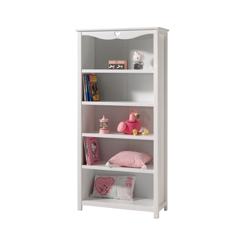 Bibliothèque Adora blanc 90 cm 