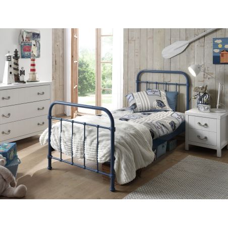 Lit enfant Chicago 90x200 cm bleu