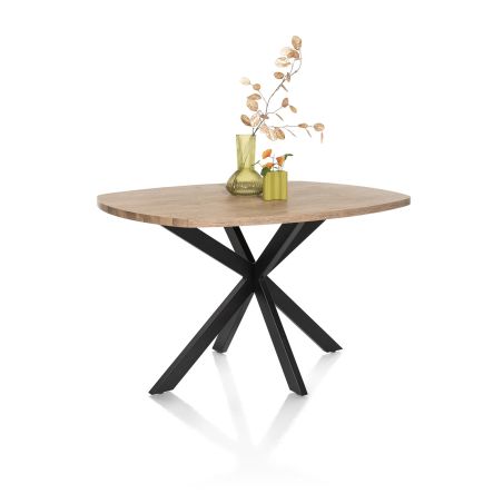 Pavarotti, table de bar 150 x 120 cm (hauteur: 92 cm) - pied central métal - Henders and Hazel