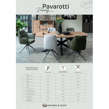 Pavarotti, armoire 125 cm. - 2-portes + 1-tiroir + 1-porte rabattante + 2-niches (+ LED) - Henders and Hazel