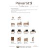 Pavarotti, lowboard 180 cm. - 2-portes + 1-tiroir + 1-niche (+ LED) - Henders and Hazel