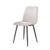 Chaise RICARDO en tissu rib cotelé - proposée en 2 coloris