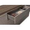 Buffet 4 porte et 1 tiroir CRONOS BRONZE MERCURE avec LED inclus