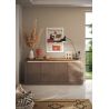 Buffet 4 portes CRONOS BRONZE MERCURE avec LED inclus