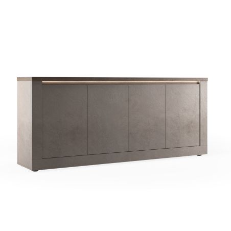 Buffet 4 portes CRONOS BRONZE MERCURE avec LED inclus