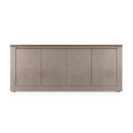 Buffet 4 portes CRONOS BRONZE MERCURE avec LED inclus