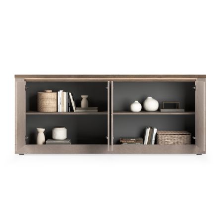 Buffet 4 portes CRONOS BRONZE MERCURE avec LED inclus