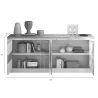 Buffet 4 portes CRONOS BRONZE MERCURE avec LED inclus