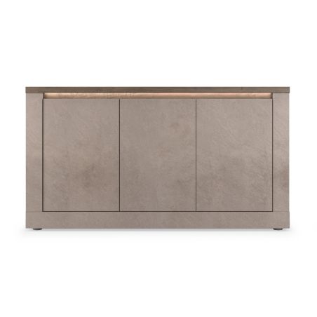 Buffet 3 portes CRONOS BRONZE MERCURE avec LED inclus