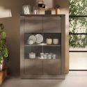 Vitrine 2 portes CRONOS BRONZE MERCURE