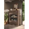 Vitrine 2 portes CRONOS BRONZE MERCURE