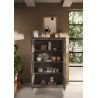 Vitrine 2 portes CRONOS BRONZE MERCURE