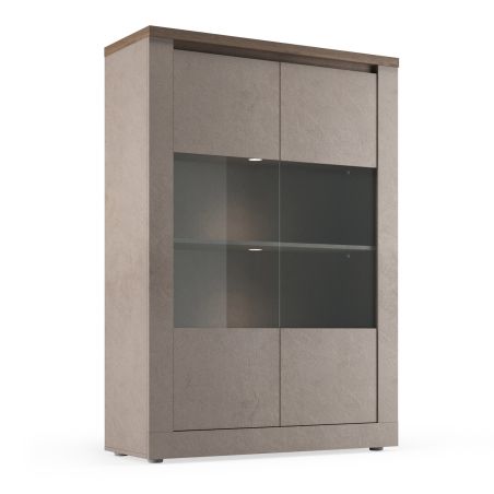 Vitrine 2 portes CRONOS BRONZE MERCURE