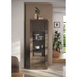 Vitrine 1 porte CRONOS BRONZE MERCURE