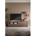 Meuble TV 210 cm CRONOS BRONZE MERCURE avec LED inclus
