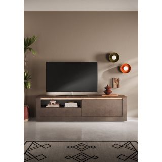 Meuble TV 210 cm CRONOS BRONZE MERCURE avec LED inclus