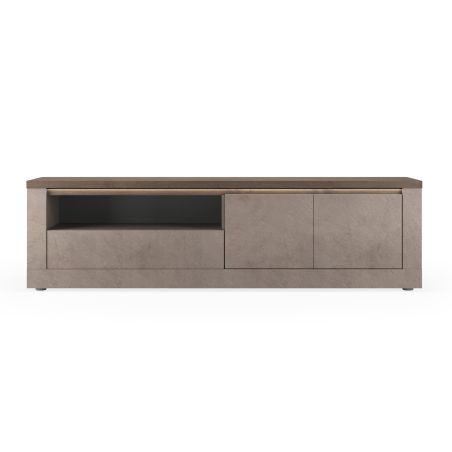 Meuble TV 210 cm CRONOS BRONZE MERCURE avec LED inclus