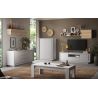 Table basse ANABELLA BLANC 122x 65 cm