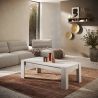 Table basse ANABELLA BLANC 122x 65 cm