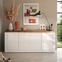Buffet 4 portes CRONOS BRONZE MERCURE avec LED inclus