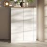 Buffet haut 2 portes CRONOS BLANC MERCURE avec LED inclus