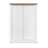 Buffet haut 2 portes CRONOS BLANC MERCURE avec LED inclus