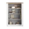 Buffet haut 2 portes CRONOS BLANC MERCURE avec LED inclus