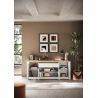 Buffet 4 portes et 1 tiroir CRONOS BLANC CADIZ avec LED inclus