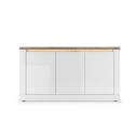 Buffet 3 portes CRONOS BLANC CADIZ avec LED inclus