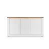 Buffet 3 portes CRONOS BLANC CADIZ avec LED inclus