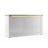 Buffet 3 portes CRONOS BLANC CADIZ avec LED inclus