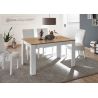 Table de repas 137 cm extensible CRONOS BLANC CADIZ