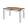Table de repas 137 cm extensible CRONOS BLANC CADIZ
