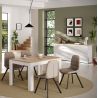 Table de repas 137 cm extensible CRONOS BLANC CADIZ
