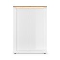 uffet haut 2 portes CRONOS BLANC CADIZ avec LED inclus