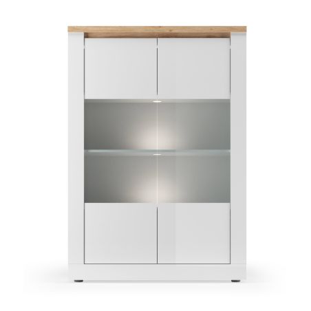 Vitrine 2 portes CRONOS BLANC CADIZ