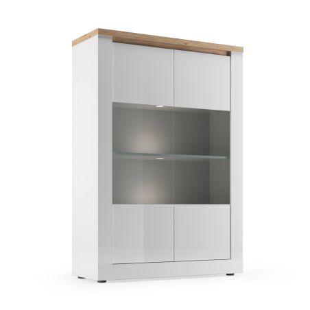 Vitrine 2 portes CRONOS BLANC CADIZ