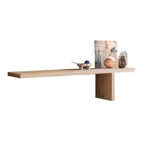 Ensemble meuble TV FOREVER 2 - compo 19 - décor argile, blanc et chêne cadiz
