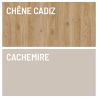 Ensemble meuble TV FOREVER 2 - compo 35 - décor cachemire et chêne cadiz