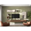 Ensemble meuble TV FOREVER 2 - compo 129 - décor cachemire et chêne mercure
