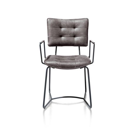 Fauteuil Julien en cuir Corsica - Henders&Hazel