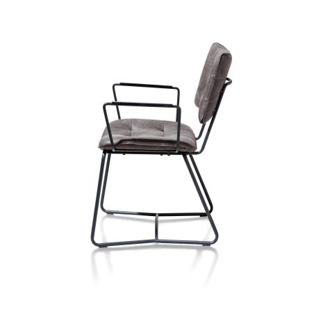 Fauteuil Julien en cuir Corsica - Henders&Hazel