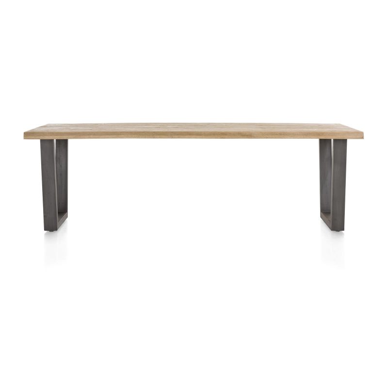 Metalox, table 270 x 100 cm - plateau droit - pieds v métal - Henders and Hazel