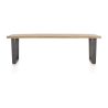 Metalox, table 270 x 100 cm - plateau droit - pieds v métal - Henders and Hazel