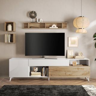 Meuble TV 241 cm PABLO BLANC CADIZ