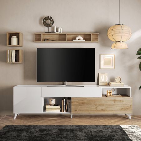 Meuble TV 241 cm PABLO BLANC CADIZ