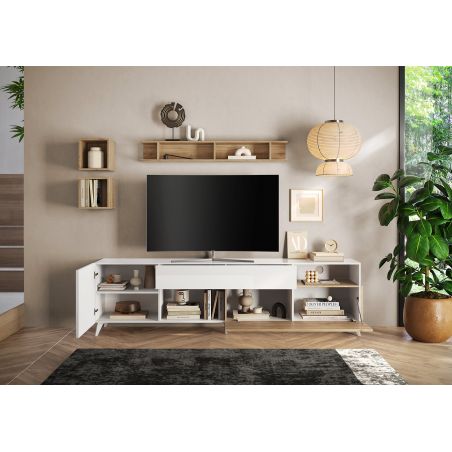 Meuble TV 241 cm PABLO BLANC CADIZ