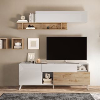 Meuble TV 181 cm PABLO BLANC CADIZ